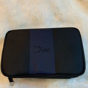 Dior toiletry cosmetic traveling bag case